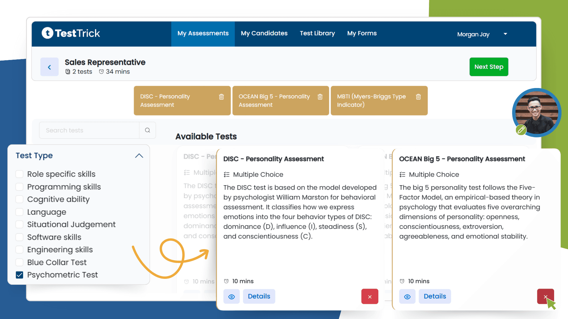User friendly interface | TestTrick